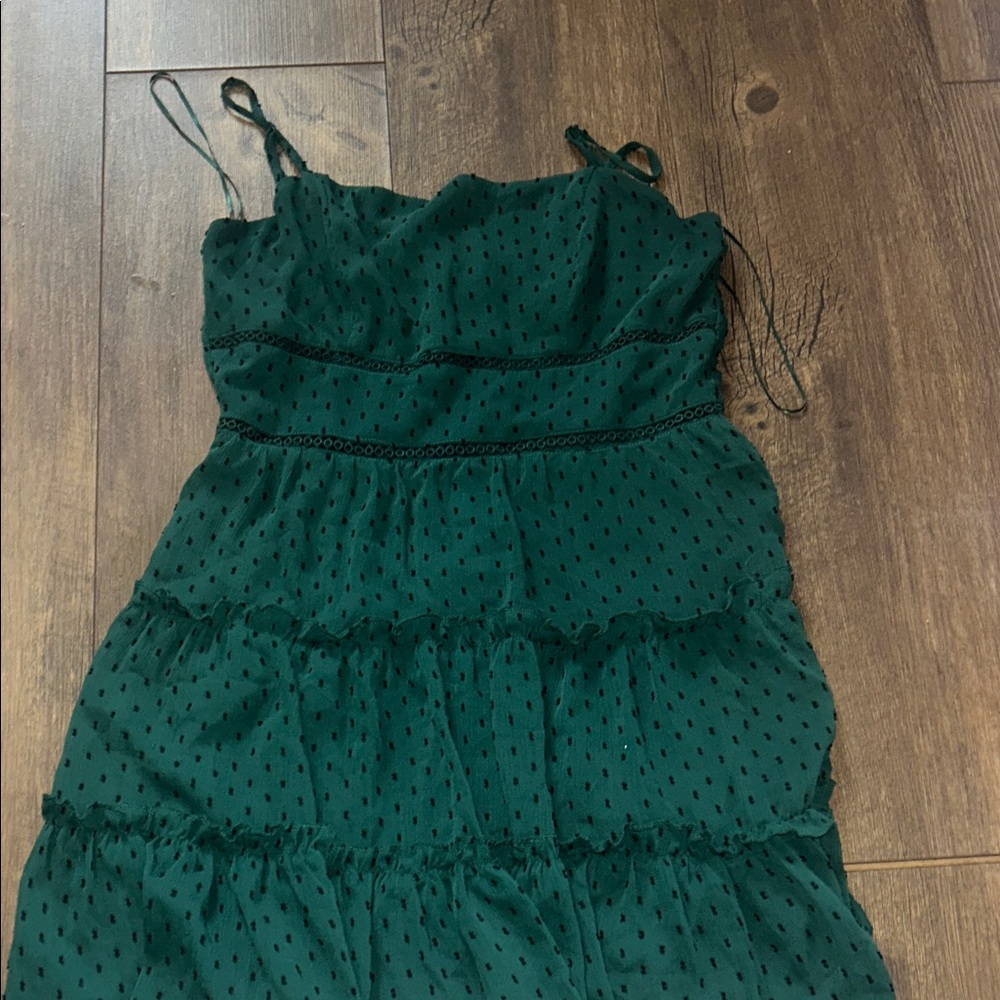Francesca’s Dark Green dress